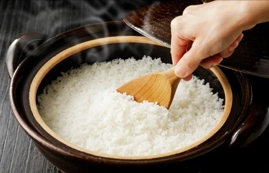 La cuisson parfaite du riz japonais